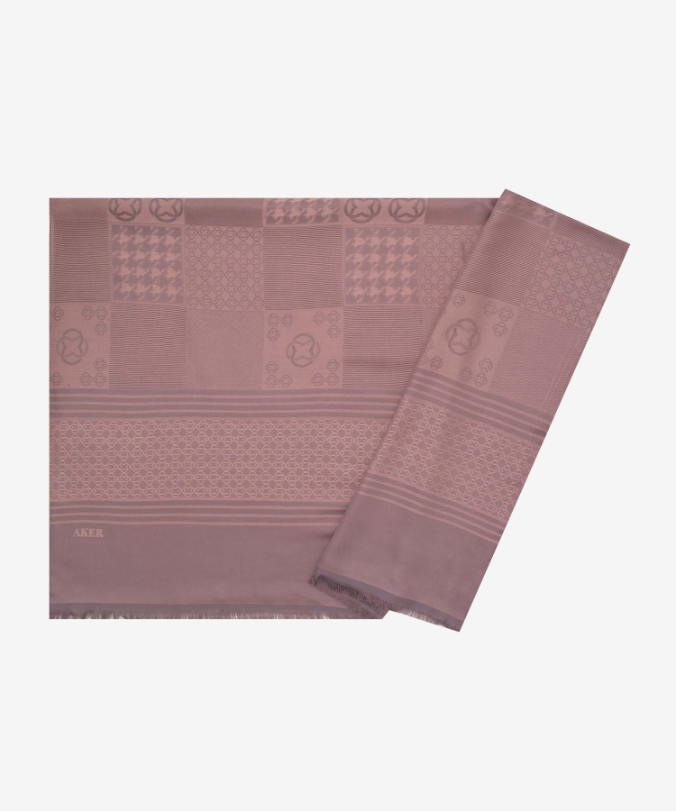 Renkli 2020400 Jakarlı Patchwork Şal - 1