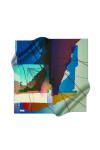 Geometrik Desenli 90X90 Pierre Cardin Tivil Eşarp 