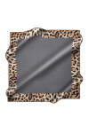 Leopar Desenli 90X90 Pierre Cardin Krep Saten Eşarp 