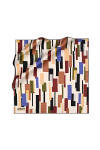 Geometrik Desenli 90X90 Cacharel Poly Tivil Eşarp 