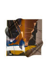 Geometrik Desenli 90X90 Pierre Cardin Tivil Eşarp 